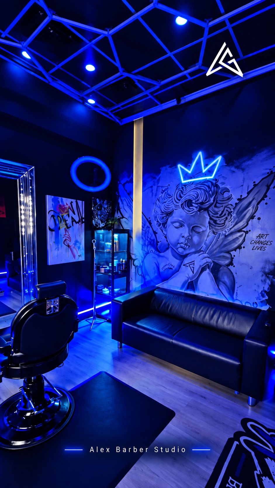 Alex Gretty barber studio